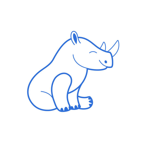 Animals Alphabet R Is For Rhino Illustrations, Royalty-Free Vector Graphics  & Clip Art - iStock