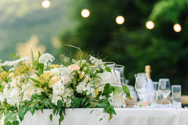 istock Well decorated dining table stock photo. Wedding decoration. 1334986905