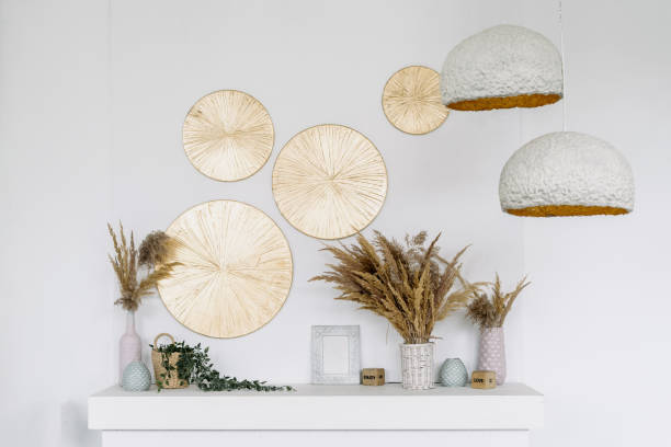 istock Design of room interior with natural decoration. 1334993360