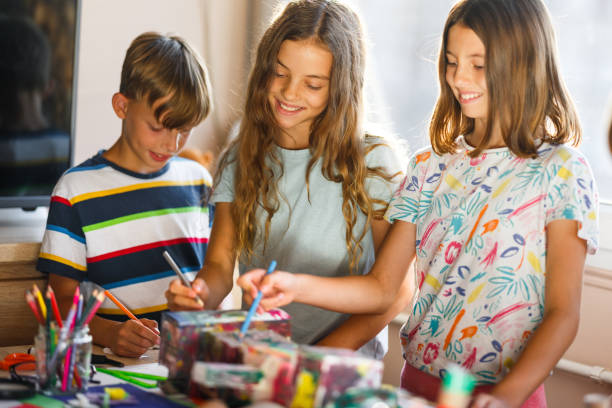 istock Group of children playing together 1334995470