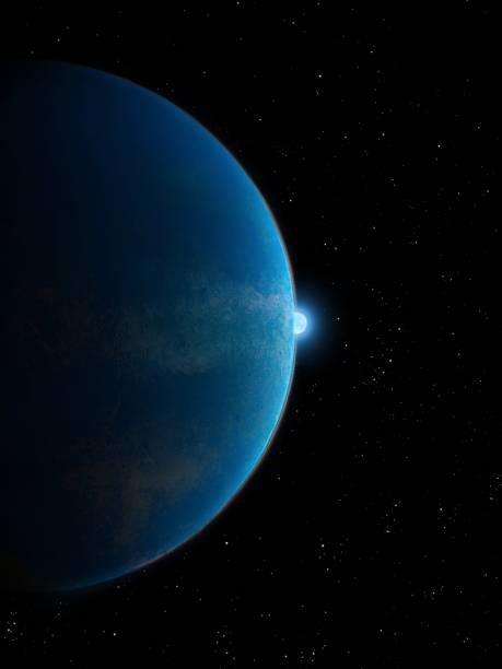 istock Sunrise on a blue earth-like planet 1335000493
