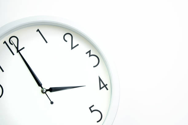 istock A wall clock that announces 4 o'clock on the hour 1335006257