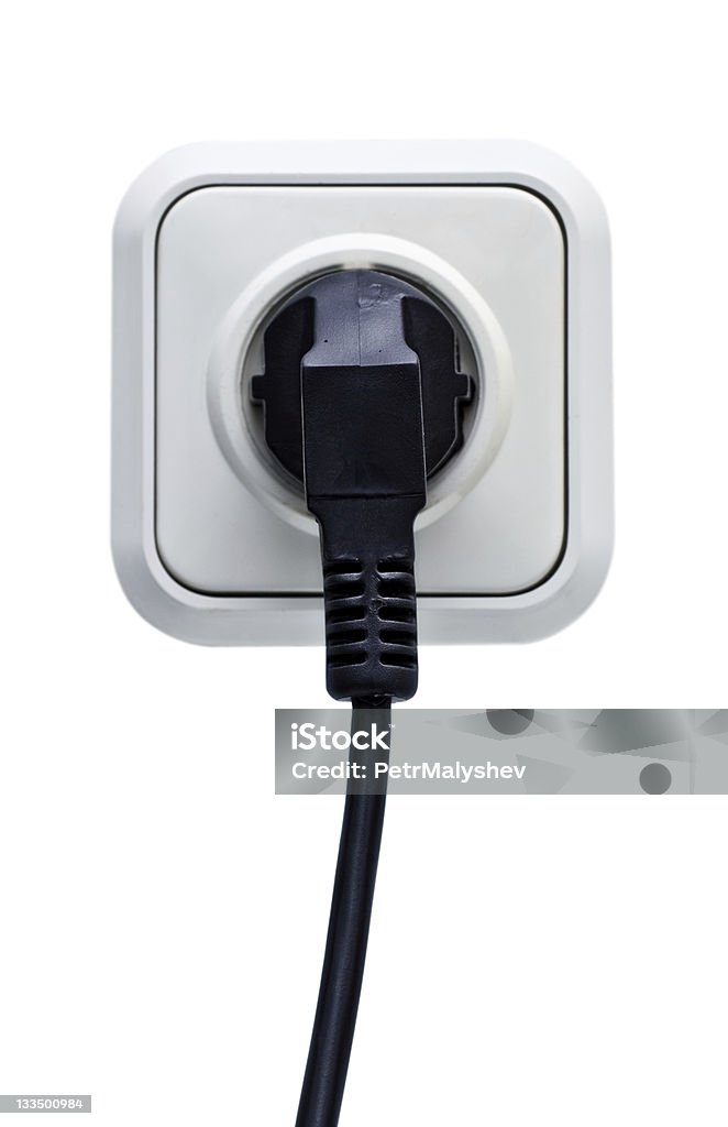 Standart salida con conector macho - Foto de stock de Cable libre de derechos