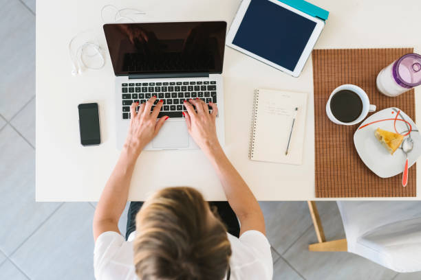 istock Woman working from home 1335016127