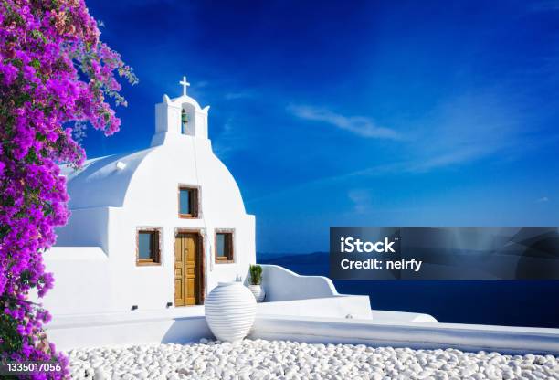 Beautiful Details Of Santorini Island Greece Stock Photo - Download Image Now - Santorini, Tradition, Door