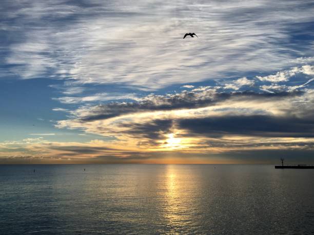 istock Sunrise over Lake Michigan 1335020462