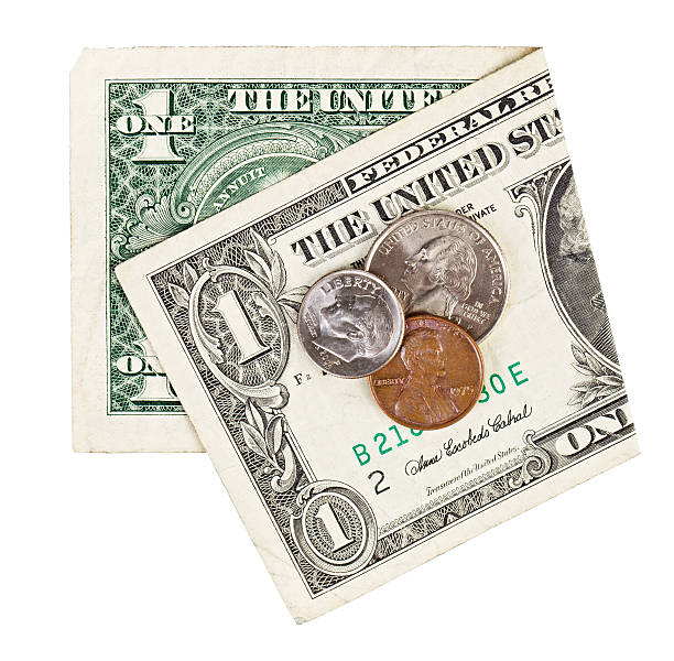 istock Graphic of American dollars and cents 133502168