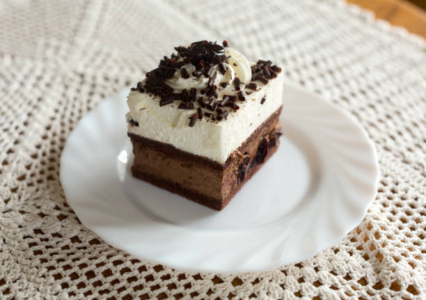 istock Piece of chocolate cake 1335023311