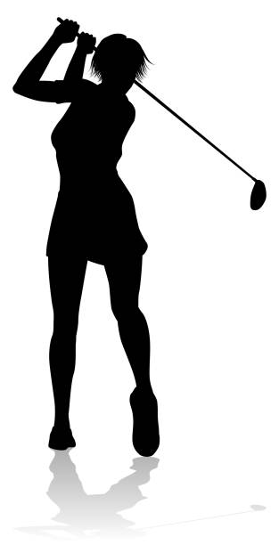 istock Golfer Golf Sports Person Silhouette 1335027185