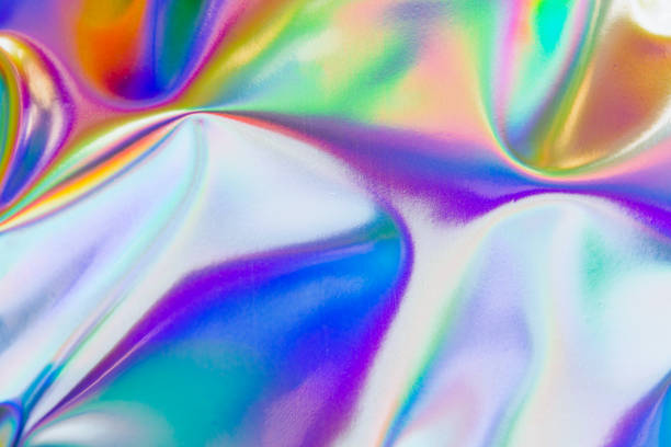 istock Holographic iridescent background. holographic foil texture background. 1335037570