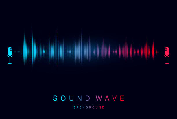 istock Voice and sound recognition. Sound wave equalizer. Modern visualization and futuristic  element. Music and radio concept. 1335039861