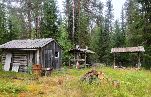 istock Wooden buildings 1335042481