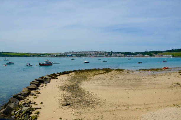 istock Camel Estuary, Rock beach, Padstow, Cornwall, UK 1335044768