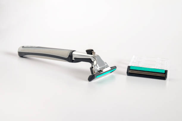 istock Shaving tools ,Safety razor with shaving part. 1335051261
