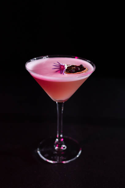 istock Frozen strawberry cocktail in glass 1335054359