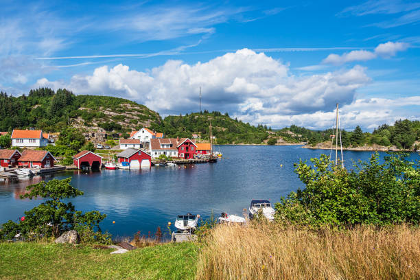istock View to the village Farestad in Norway 1335055490