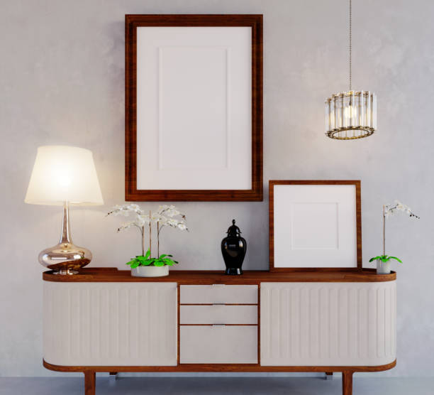 istock Images of work displayed on the sideboard. 1335058634