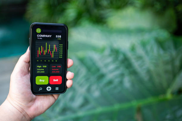 istock Analyzing financial charts on smart phone. 1335065786