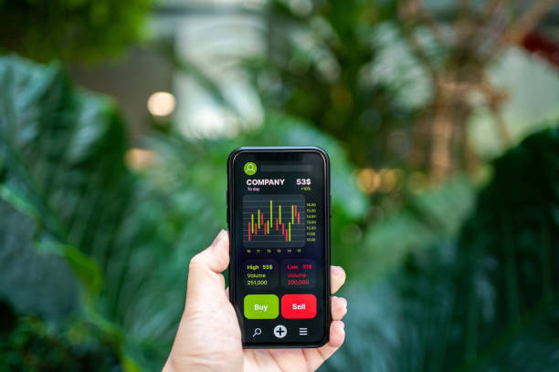 istock Analyzing financial charts on smart phone. 1335065790