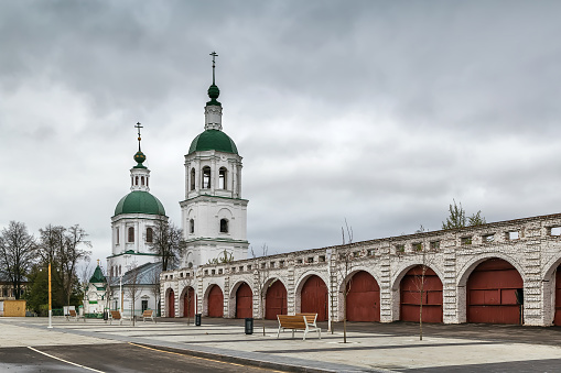 Church of the Holy Trinity in Zaraysk city center, Russia