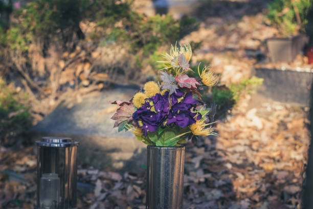 istock funeral concept, All Saints Day in cemetery 1335081566