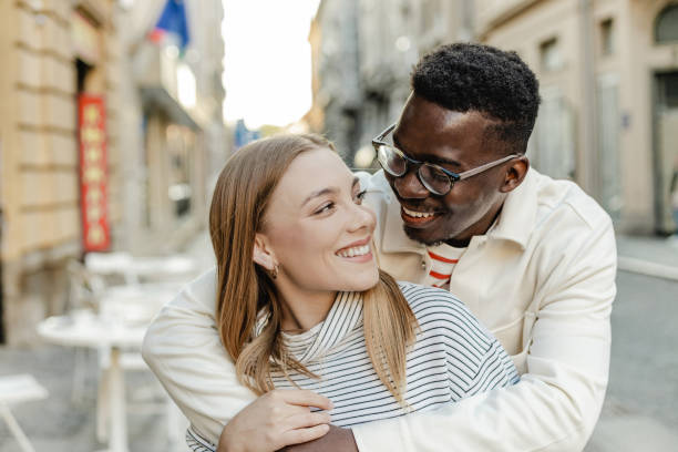istock Portrait of a multi ethnic couple 1335082278