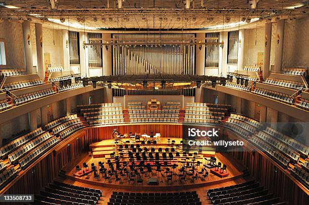 Orchestermusik Bestuhlung Stockfoto und mehr Bilder von Orchester - Orchester, Symphonieorchester, Konzerthaus