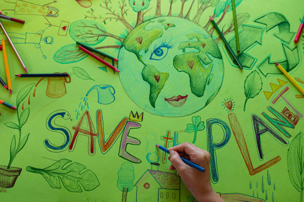 istock Female environmentalists making the poster with a strong message 