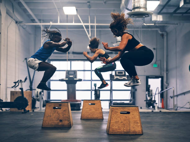 istock Cross Training Athletes in a Gym 1335094171