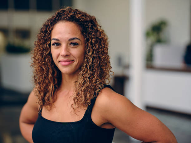 istock Athletic Woman Portrait 1335094452