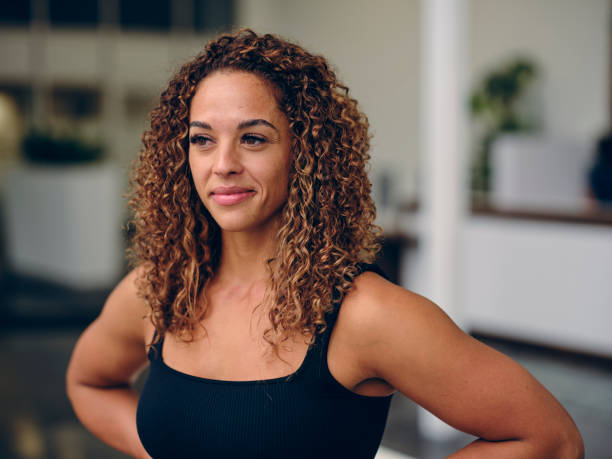istock Athletic Woman Portrait 1335094459