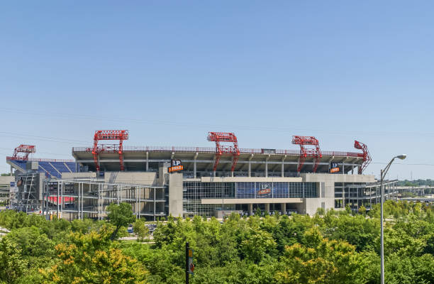 lp field stadium of titans nfl team, nashville, tn, usa - coliseum zdjęcia i obrazy z banku zdjęć