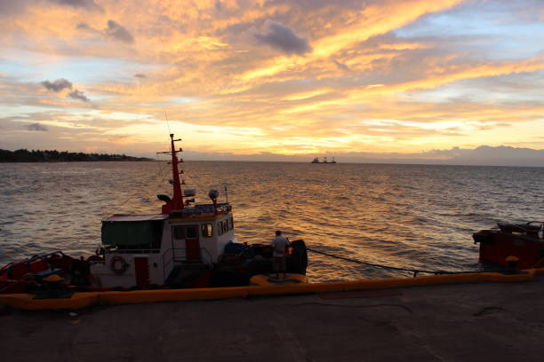 istock Vessel At Dawn Toledo Philippines 1335103748