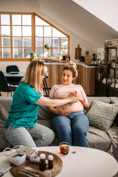 istock Prenatal care at home 1335113090