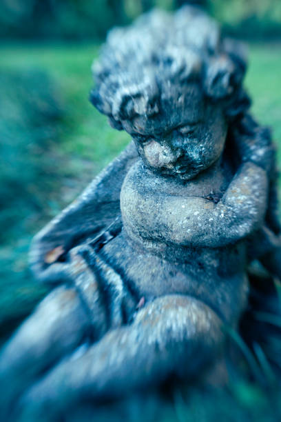 istock Distorted cherub protecting Mrytles Plantation, Louisiana 1335115830