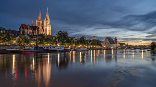 istock Sunset in Regensburg 1335118890