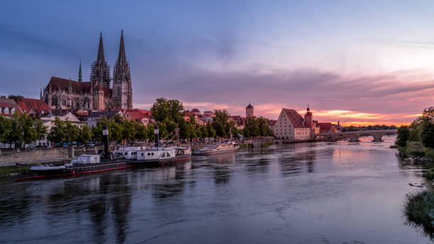 istock Sunset in Regensburg 1335118901