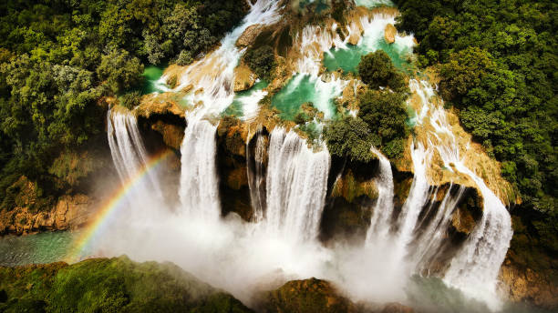 tamul falls, huasteca potosina - huasteca potosina fotografías e imágenes de stock