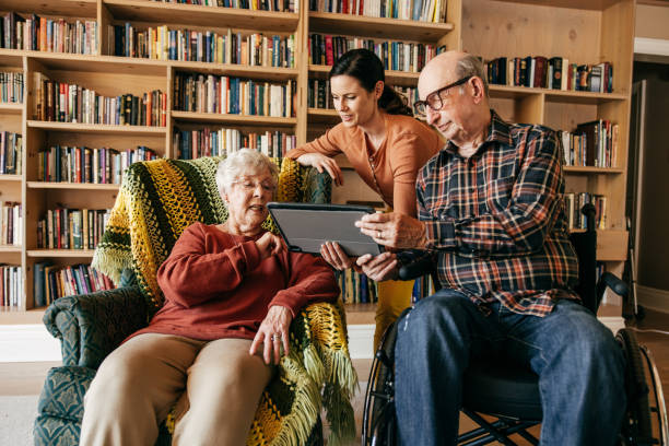 Why the Tablet is the Best Device for Seniors | stock photo