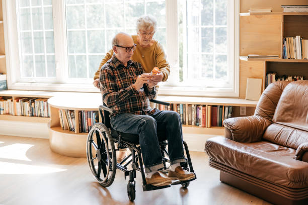 istock Taking care of your partner at home 1335131003