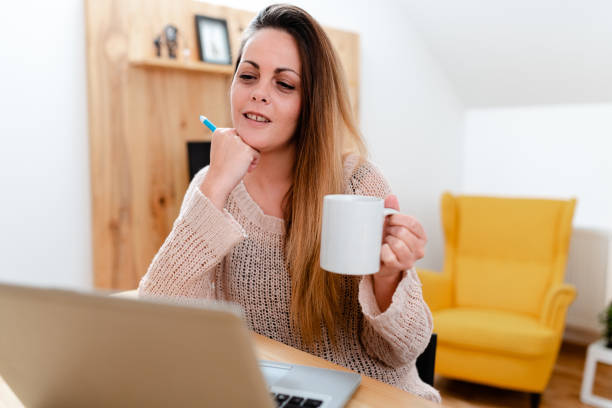 istock Internet Video Chat Concept, Abstract Long Distance Relationship, Virtual Class Meeting, Remote Office Work, Computer Presentation, Giving Lectures Lessons 1335131587