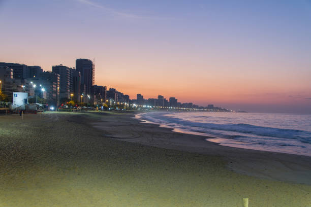 istock sunrise at Leblon beach in Rio de Janeiro Brazil. 1335150830