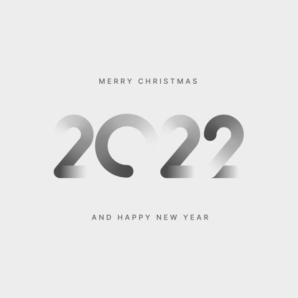 istock Happy New Year 2022 and Merry Christmas. Vector illustration. 1335167065