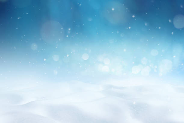 istock Light airy atmospheric beautiful New Year's and Christmas blue background. 1335169051