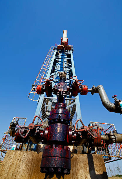 istock Oil pipes and valves 1335175207