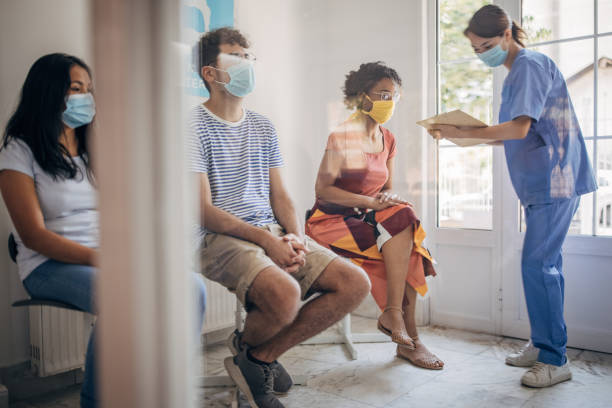istock People at vaccination center 1335180290