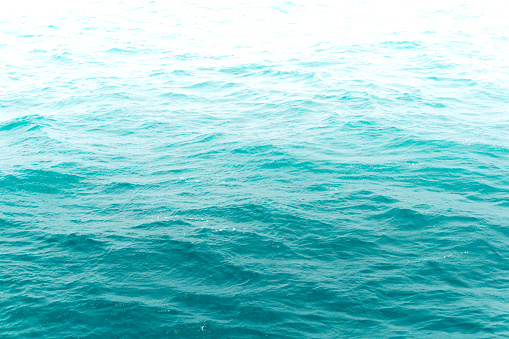 Blue sea water surface background texture