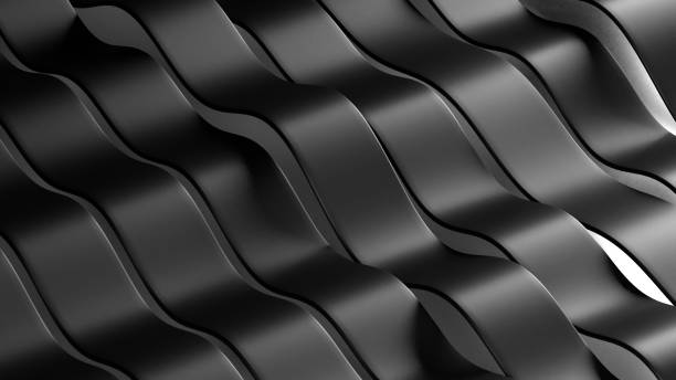 istock Abstract background, black stripes. For creative projects: cover, fashion, web. 3d rendering. 1335188048