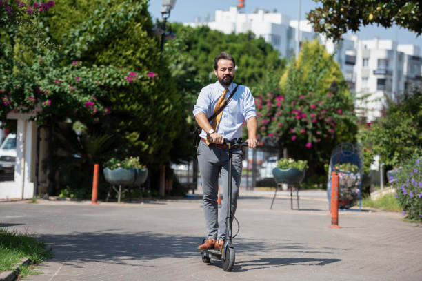 istock Environmentally friendly electric transportation concept 1335189641