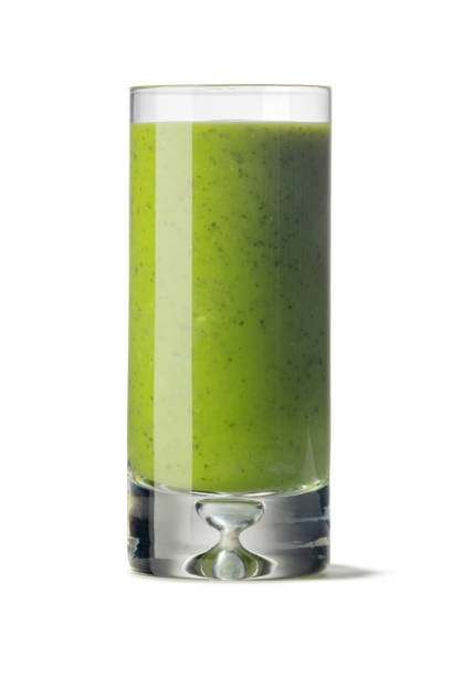istock Drinks: Spinace, Avocado and Cucumber Juice Isolated on White Background 1335209865